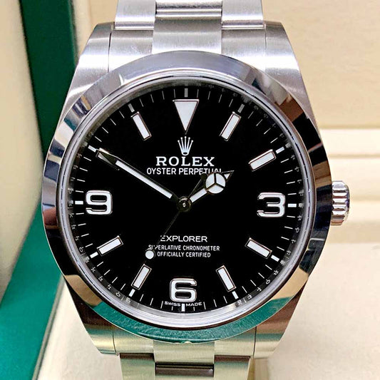 Rolex Explorer I 214270 Replica – Quadrante Nero 39mm