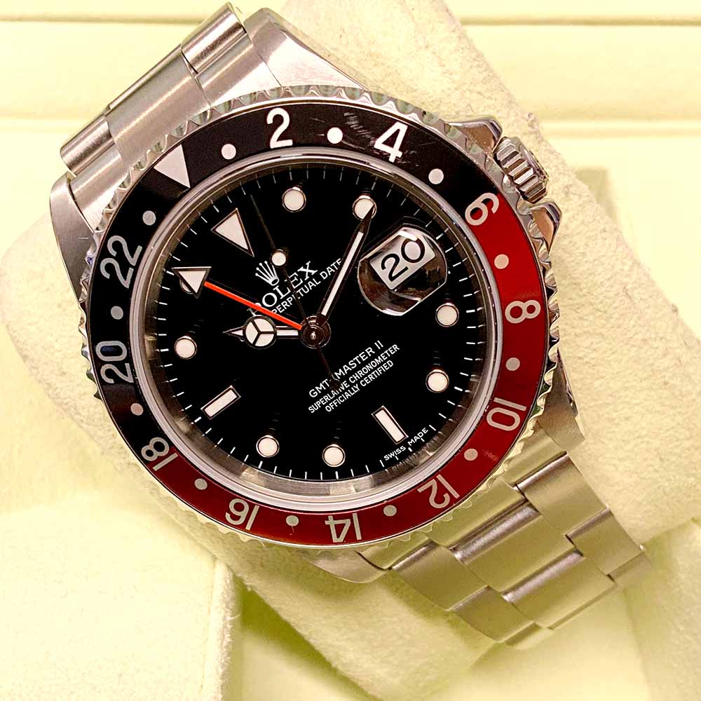 Rolex GMT-Master II Coke Replica – Acciaio con Ghiera Nera e Rossa