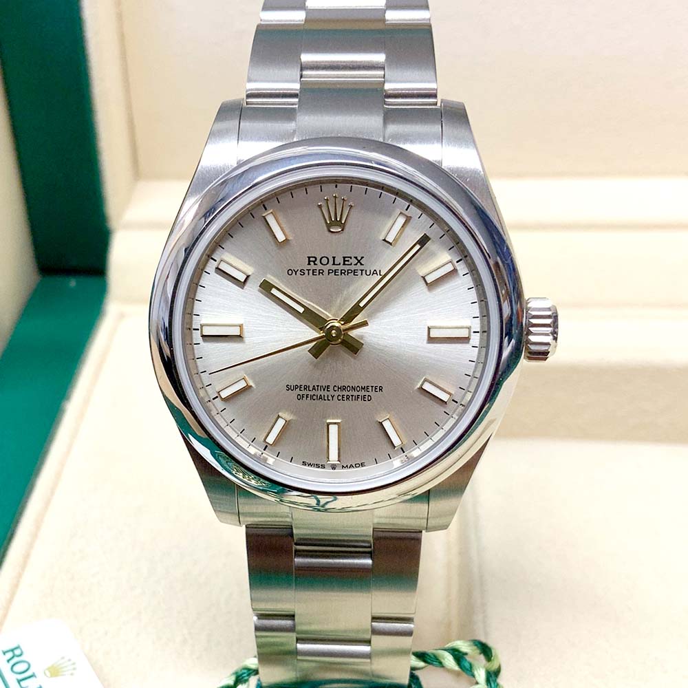 Rolex Oyster Perpetual Replica – Acciaio con Quadrante Silver