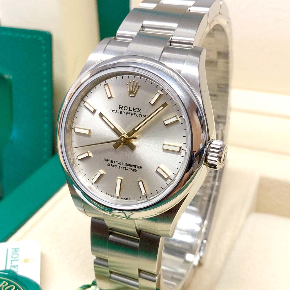 Rolex Oyster Perpetual Replica – Acciaio con Quadrante Silver