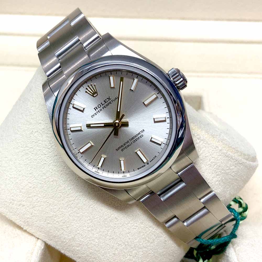 Rolex Oyster Perpetual Replica – Acciaio con Quadrante Silver