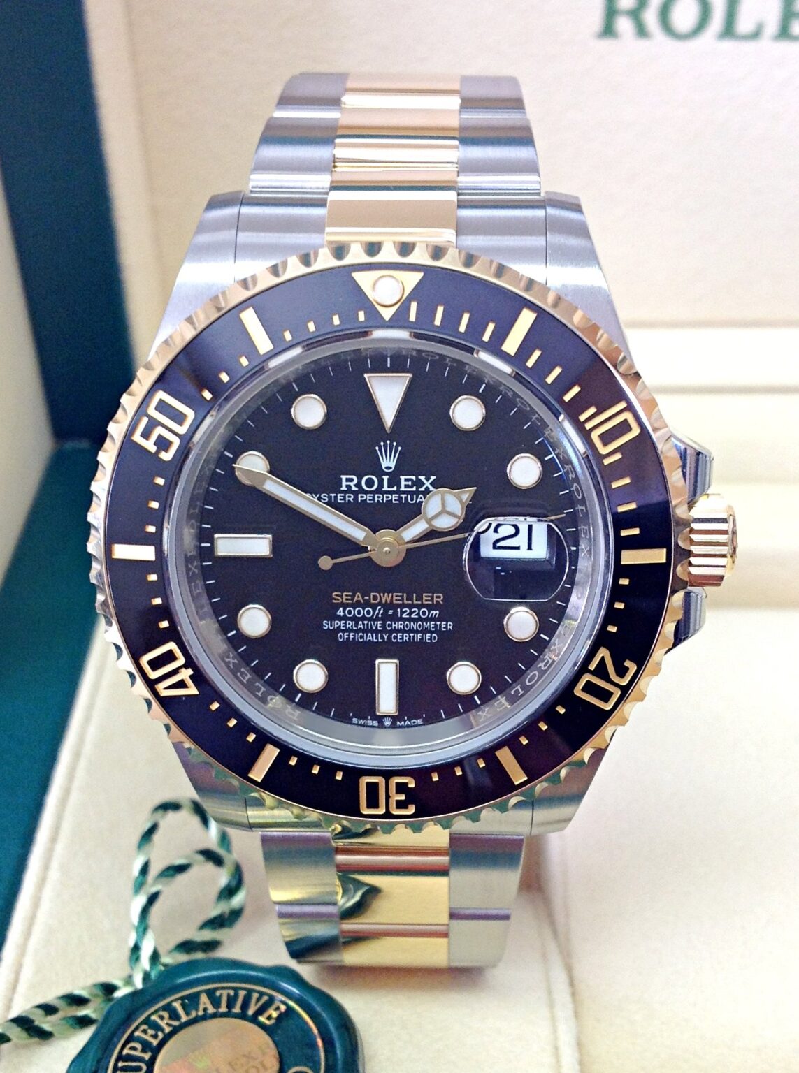 Rolex Sea-Dweller Replica Bicolore Acciaio Oro 43mm – Quadrante Nero