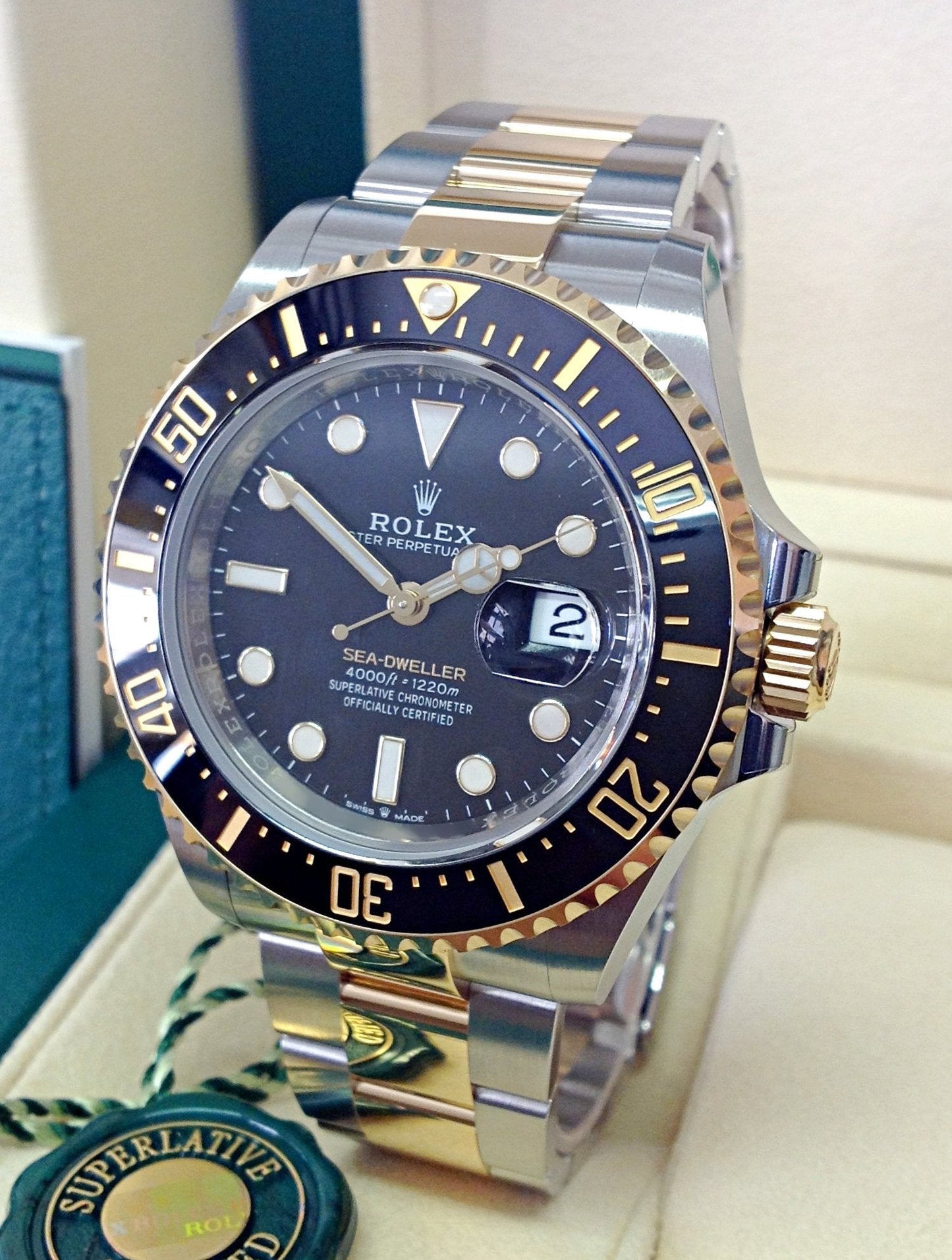 Rolex Sea-Dweller Replica Bicolore Acciaio Oro 43mm – Quadrante Nero