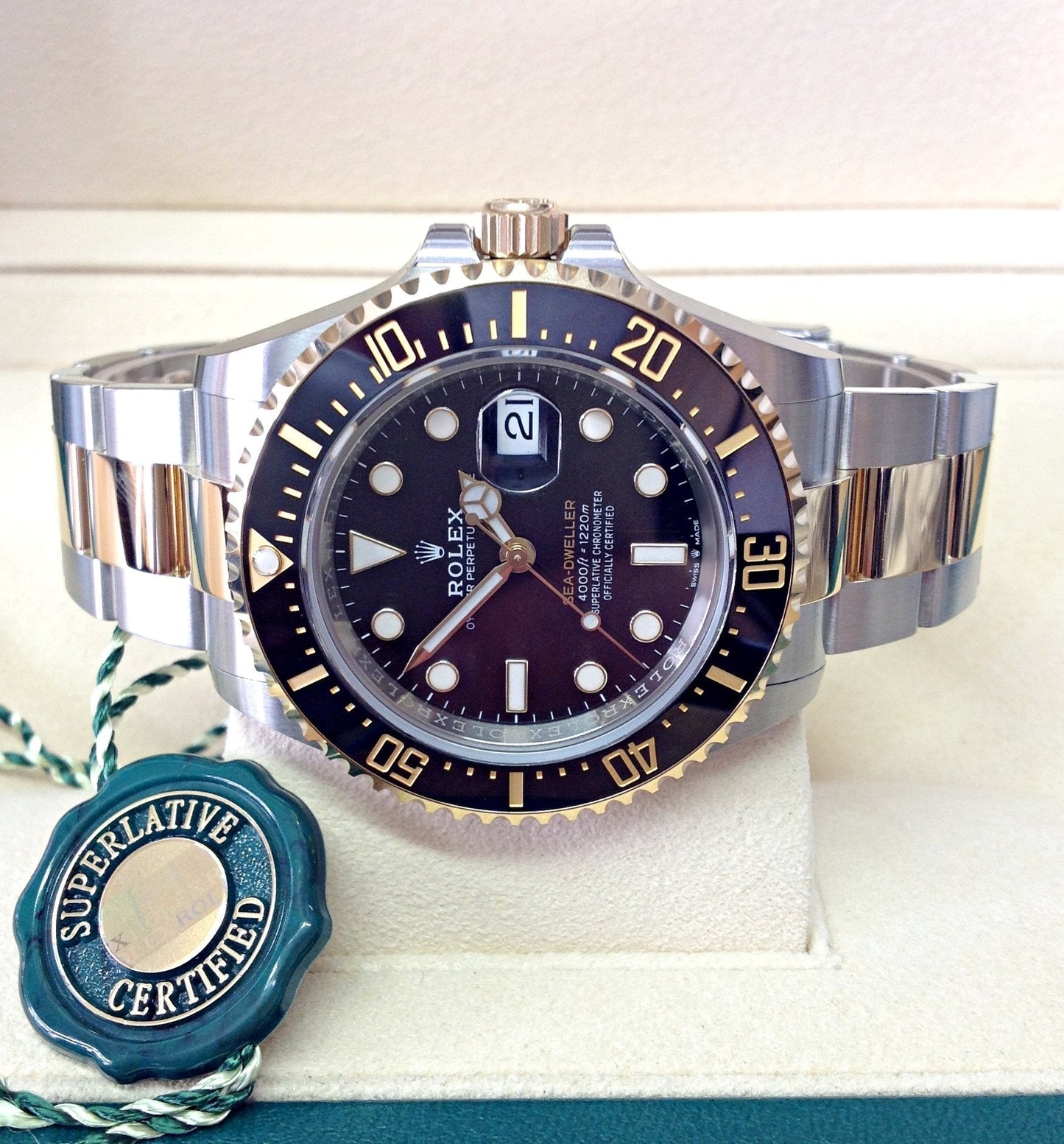 Rolex Sea-Dweller Replica Bicolore Acciaio Oro 43mm – Quadrante Nero