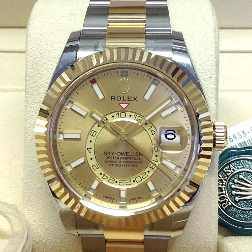 Rolex Sky-Dweller Gold & Steel – Quadrante Champagne – Replica