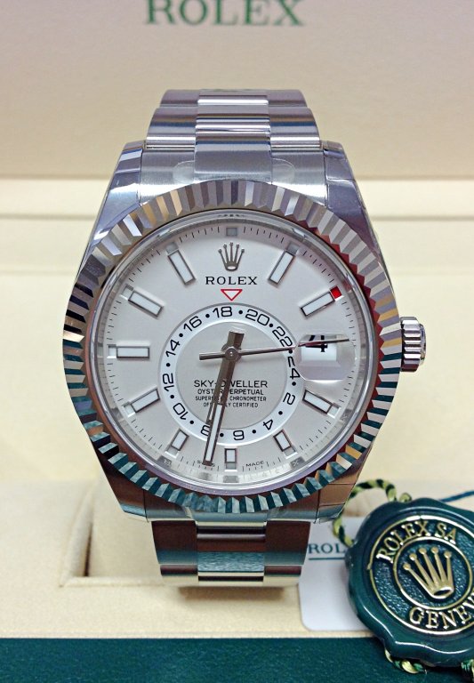 Rolex Sky-Dweller White Dial – Replica 1:1 Acciaio | Orologio Automatico di Lusso