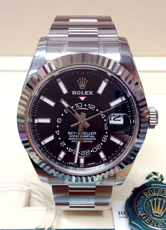 Rolex Sky-Dweller Black Dial – Replica 1:1 Acciaio | Orologio Replica di Lusso