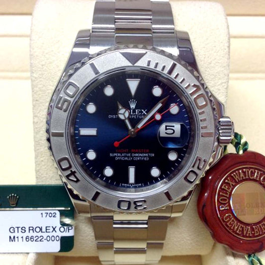 Rolex Yacht-Master Replica 40 – Acciaio con Quadrante Blu