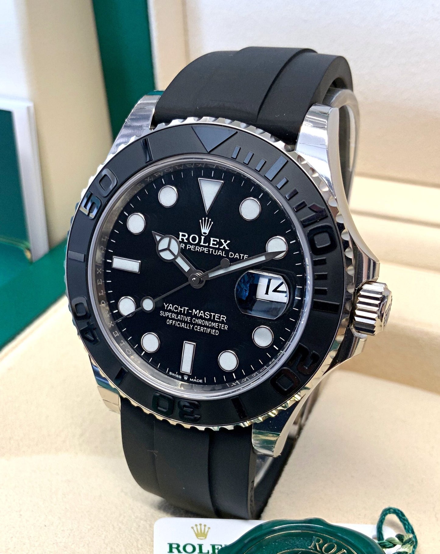 Rolex Yacht-Master 42 Black – Replica 1:1 Oysterflex | Orologio di Lusso Replica