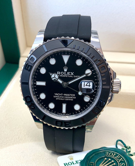 Rolex Yacht-Master 42 Black – Replica 1:1 Oysterflex | Orologio di Lusso Replica