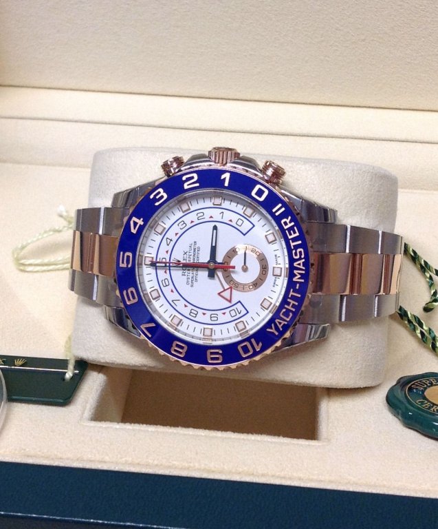 Rolex Yacht-Master II 116681 Acciaio e Oro Everose 44mm