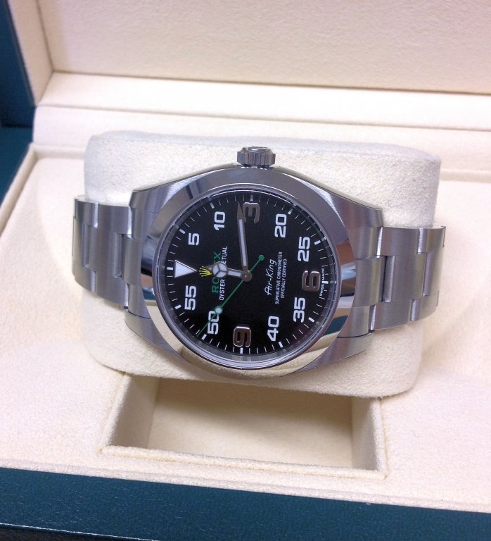 Rolex Air-King Acciaio Quadrante Nero 40mm | Replica