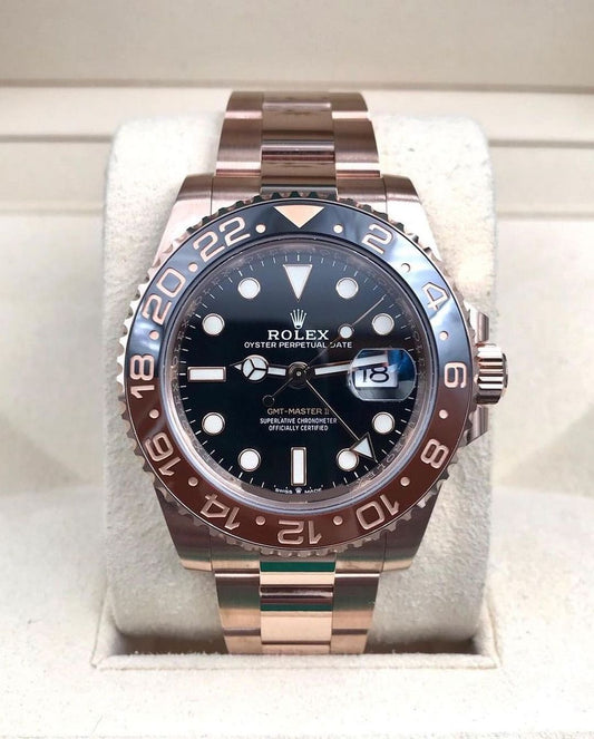 Rolex GMT-Master II “Root Beer” Everose Acciaio – Lunetta Marrone/Nera | Replica
