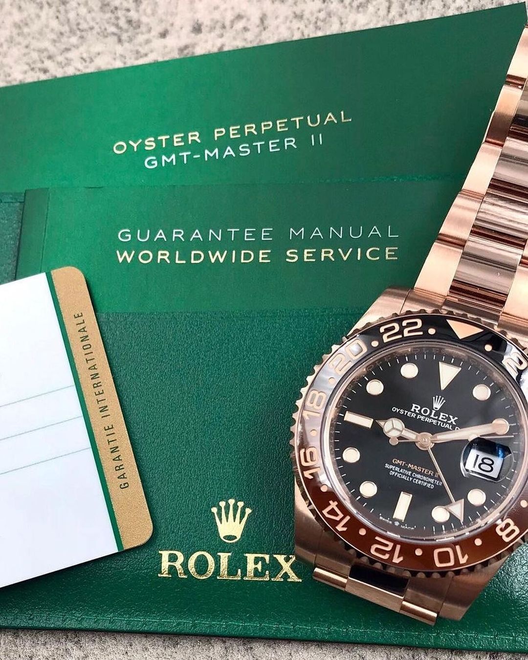 Rolex GMT-Master II “Root Beer” Everose Acciaio – Lunetta Marrone/Nera | Replica
